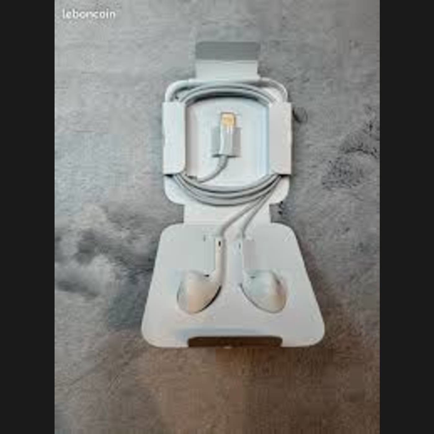 Écouteurs filaires Lightning Noir